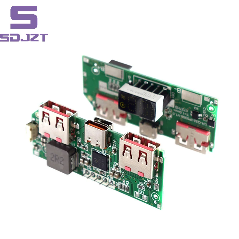 5V 3A Lithium Battery Digital Display Fast Charging Module TYPE-C Micro USB Charger Board