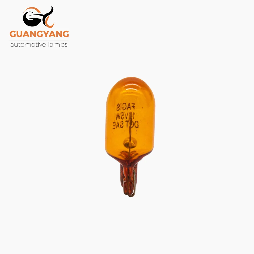 10 Pcs W5W WY5W 194 158 12V 5W 2000K Natural Amber Light Wedge Signal Lamp Instrument Light Reading Light Clearance Halogen Lamp