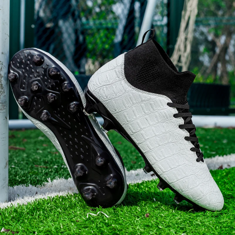 New Professional Football Boots Men Soccer Shoes AG Cleats Grass Sneakers Kids Women Futsal Tenis Shoes Sports Football Shoes