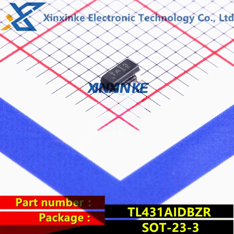 20PCS TL431AIDBZR SOT-23-3 TL431AIDBZR,215 Mark：TAI3 CEW Voltage References Adjustable Precision Shunt Regulator Power Manage