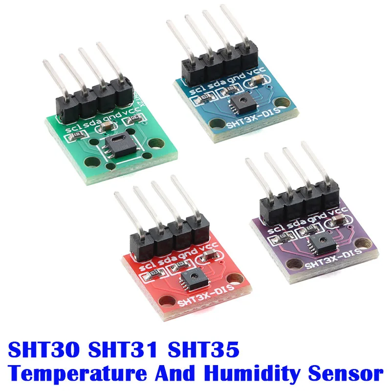 SHT30 SHT31 SHT35 Temperature And Humidity Sensor Module I2C Communication Numeric Wide Voltage