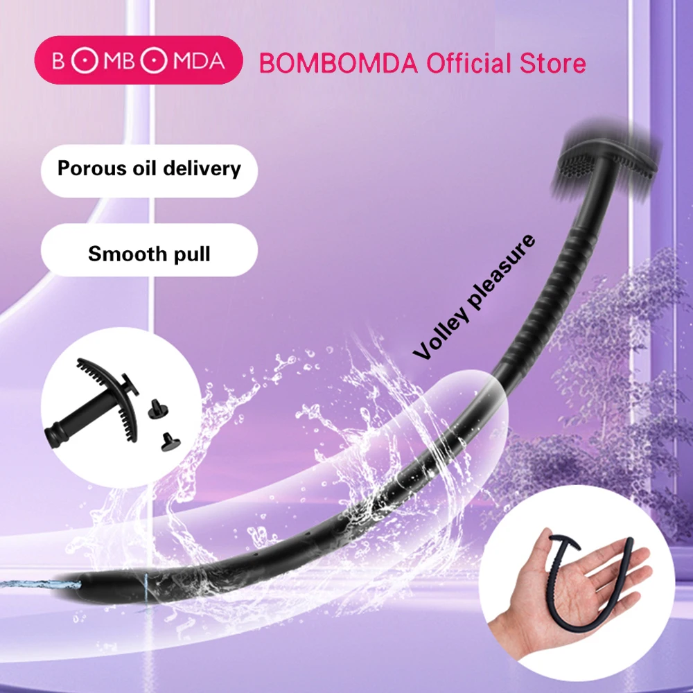 柔らかいシリコーンの男性のための前立腺拡張器,馬の目の棒,ペニスロッド,オナニー,遮断刺激装置,カテーテル,大人のおもちゃ