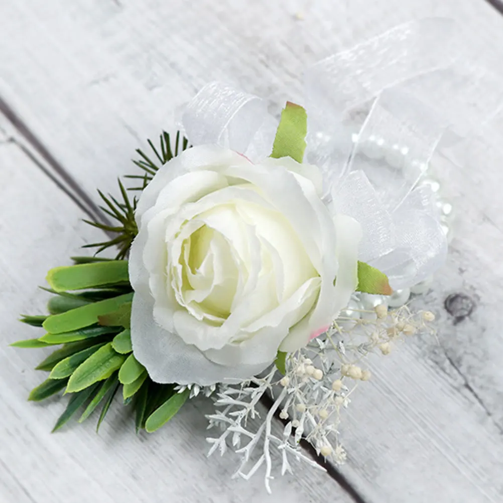 

Western Style Corsage Bridegroom Boutonniere Wedding Wrist Flower