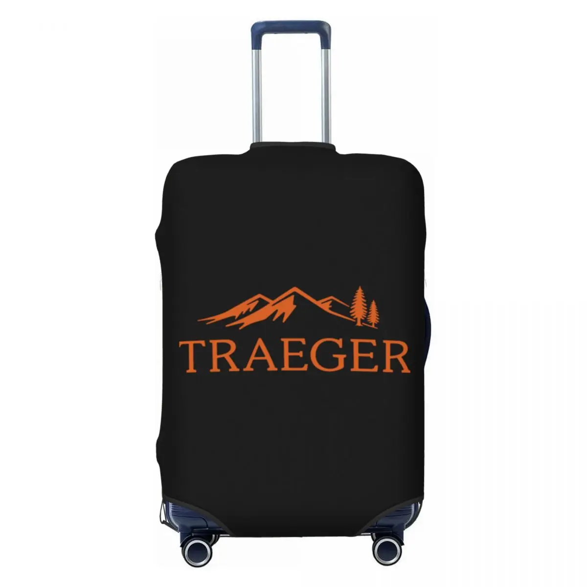 

Traeger Pellet Grill Smoke BBQ Luggage Cover Elastic Travel Suitcase Protective Covers Suit For 18-32 inch