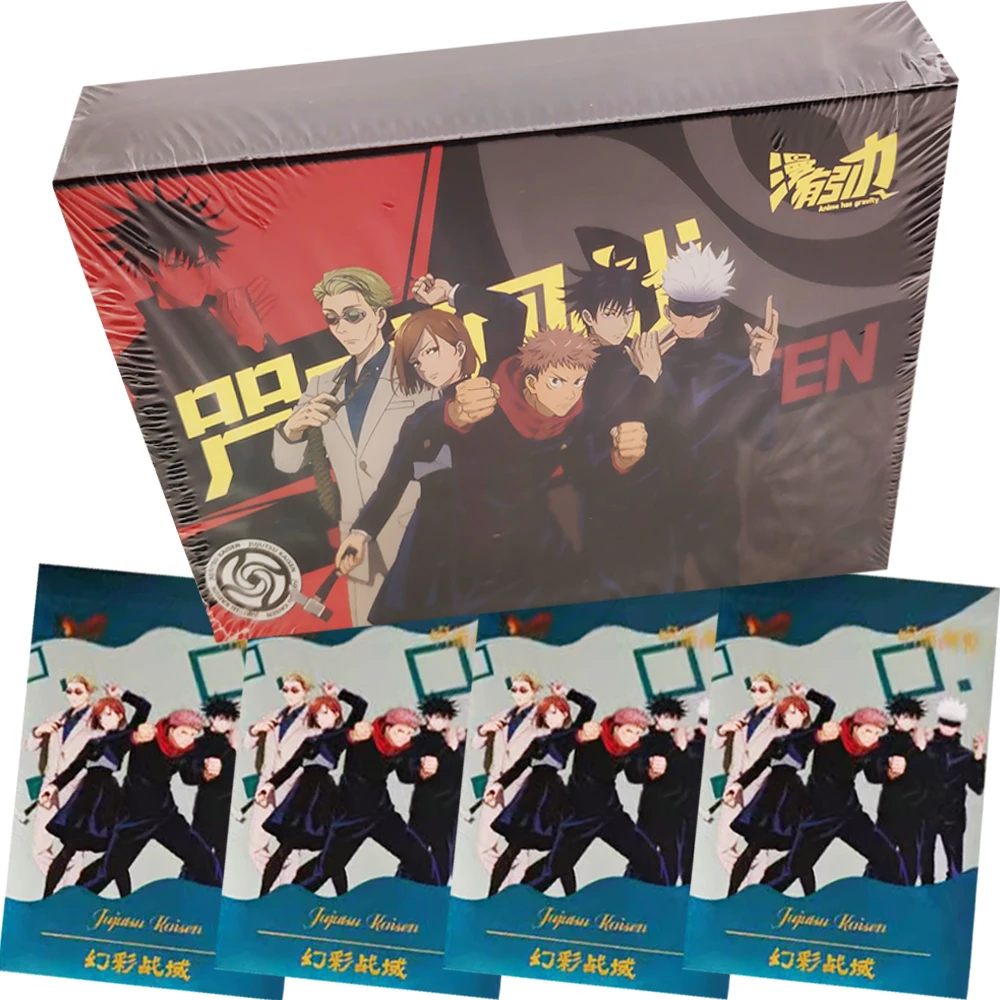 Jujutsu Kaisen‌ Color Paper Peripheral Collection Cards Gojo Satoru Itadori Yuji Cool Trendy Creative Anime Character Cards Gift
