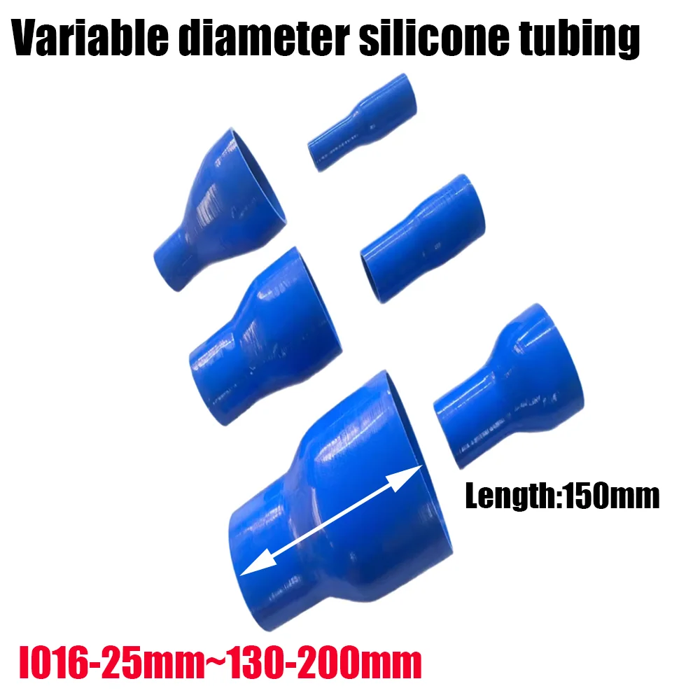 

Large small variable diameter joint pressure resistant silicone intercooler pipe modification intake turbocharger hose Blue