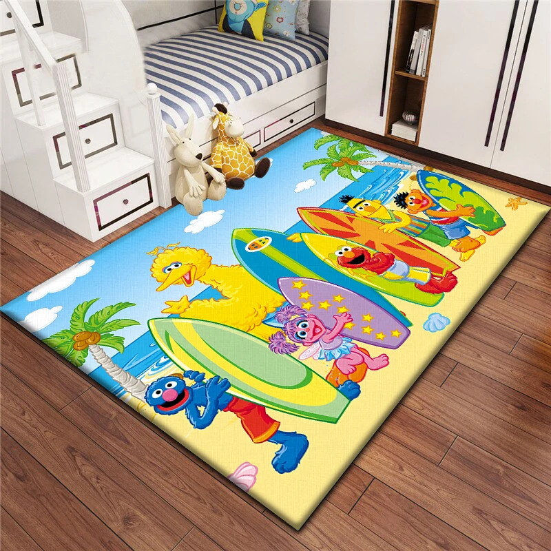 Sesame Street Cute Carpet,decoration Living room Bedroom floor mat Kitchen mat Bedroom Mat,bedroom decor birthday gift anime rug