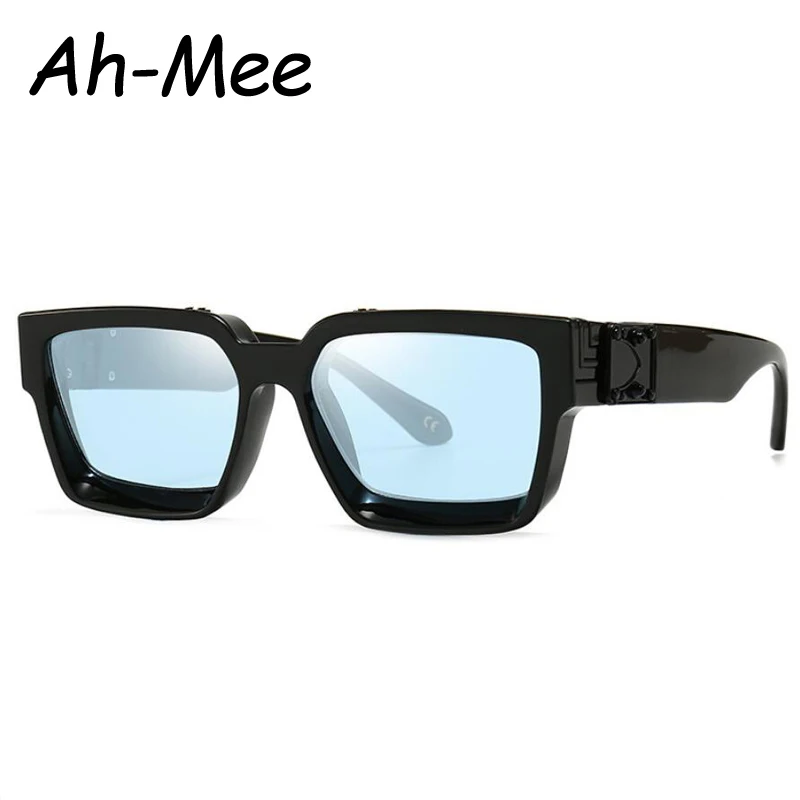 Hiking Camping Fashion Small Frame Rectangle Anti Light Glasses Women Luxury Brand Men Shades Punk Square Black Eyewear For Male