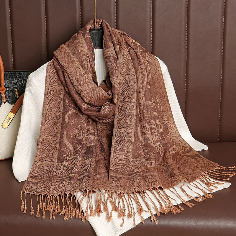 2024 Luxury Brand Cashmere Scarf Women Print New Wraps Pashmina Travel Poncho Warm Blanket Winter Bufanda Shawl Female Stoles