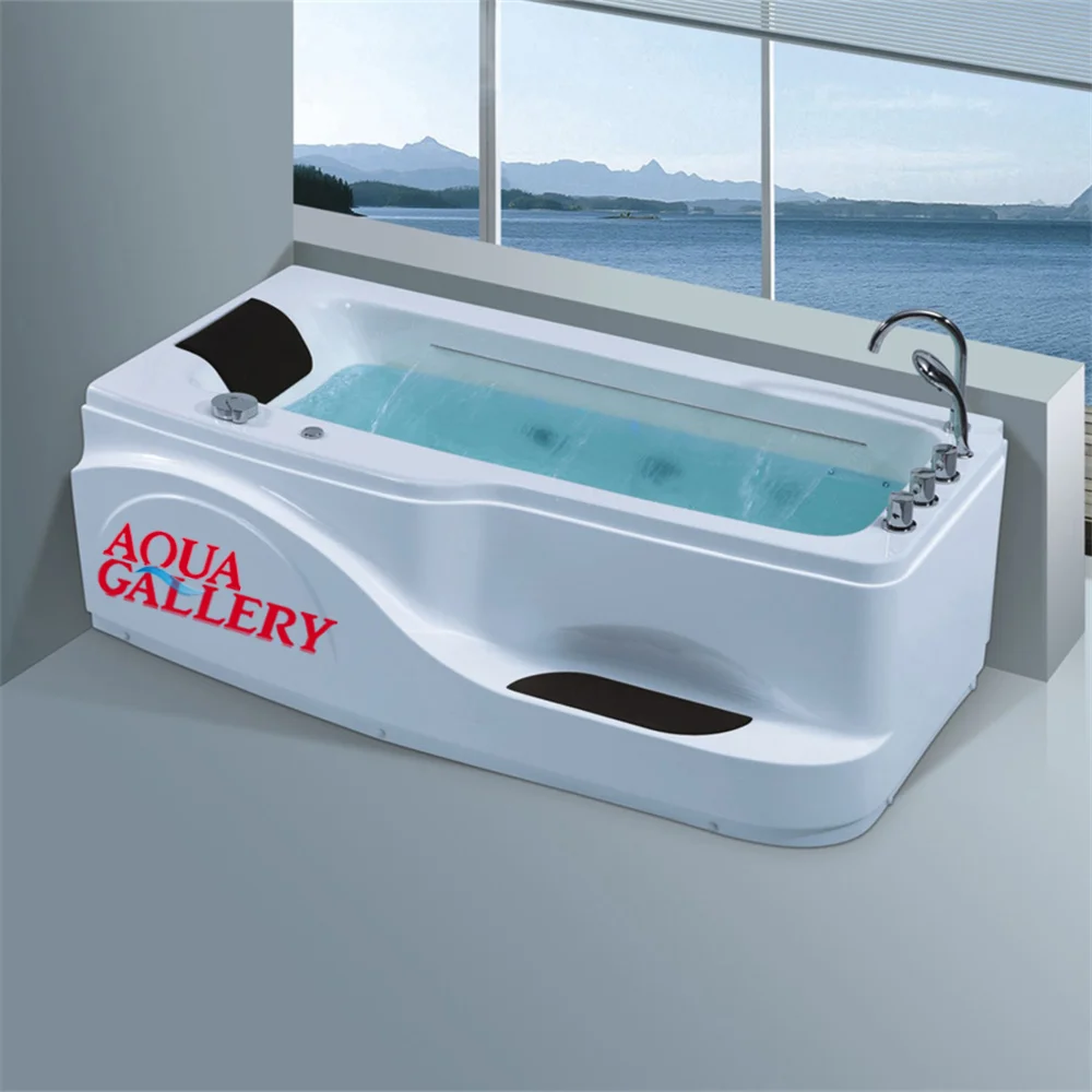 

White Massage Hot Sale Aqua Gallery Waterfall New Arrival Acrylic Freestanding Bath Tub