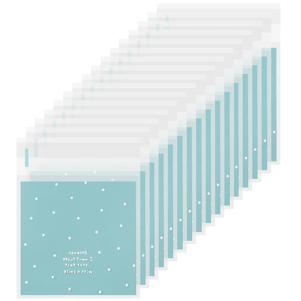 

300pcs Dot Self Sealing Bags Birthday Food Sealable Bakery Biscuits Packing Reusable Storage Snack Cookie Pouch