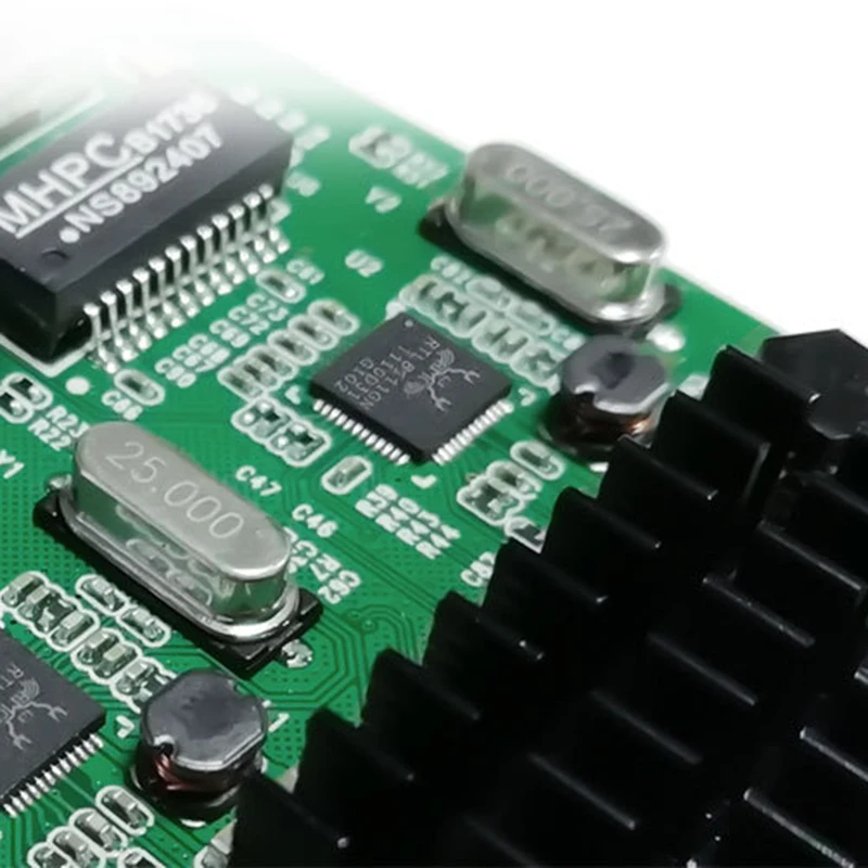 Dual-Port Slot Pci-E X1 Rj45 Interface Gigabit Ethernet Netwerkkaart 10/100/1000Mbps Rate Intel 8111G Adapter