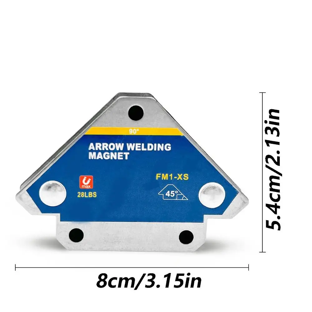 45 °   90 °   135 °   Wielokątne magnetyczne uchwyty spawalnicze 12,5 KG Precyzyjny silny magnes ssący Fixer spawalniczy Pozycjoner lutowniczy