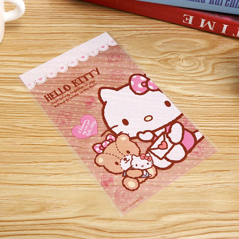 Bolsa de almacenamiento de hello kitty, bolsa con cierre hermético de my melody, bonito anime de dibujos animados, regalo de cumpleaños, gran venta