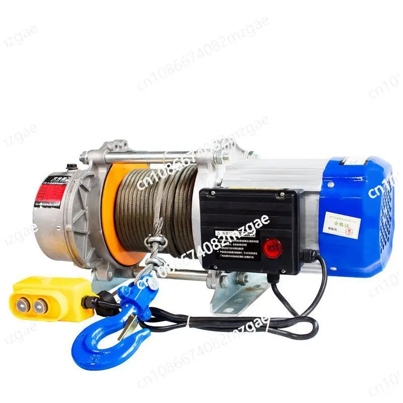 

Aluminum shell hoist hoist 220v lifting 1 ton 2t household fast 380 lift electric hoist small crane