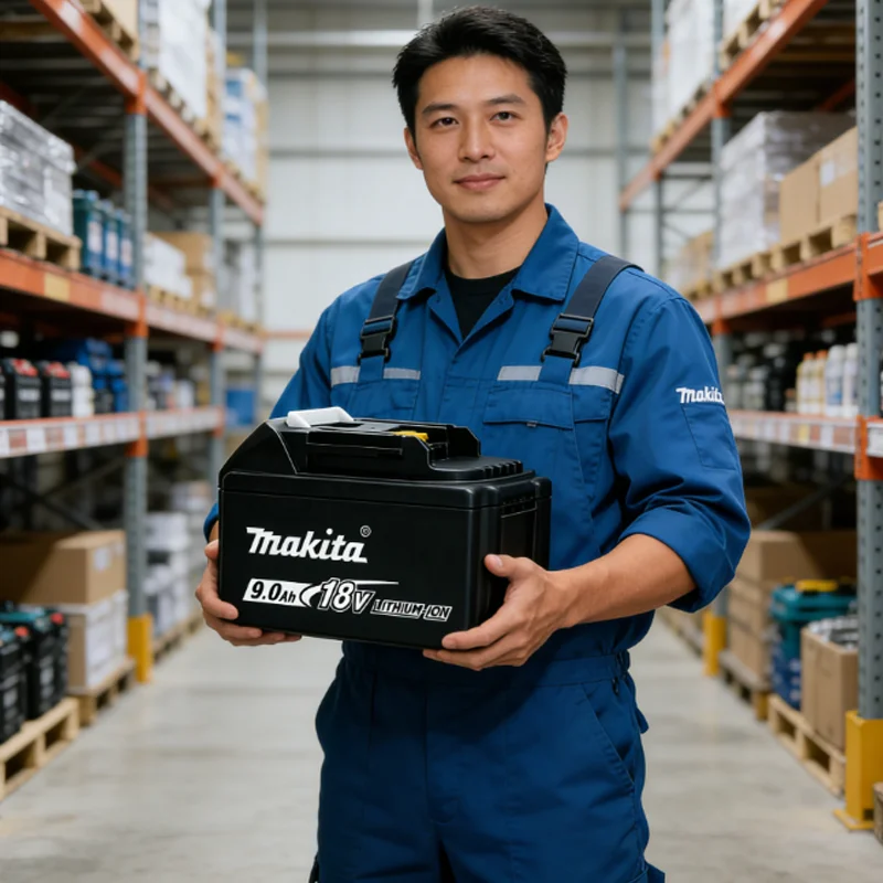 

100% Genuine18V Makita 9Ah 6Ah 5Ah 3Ah Makita Battery BL1840 BL1830B BL1850B BL1850 BL1860 BL1815 Replacement Lithium Batte