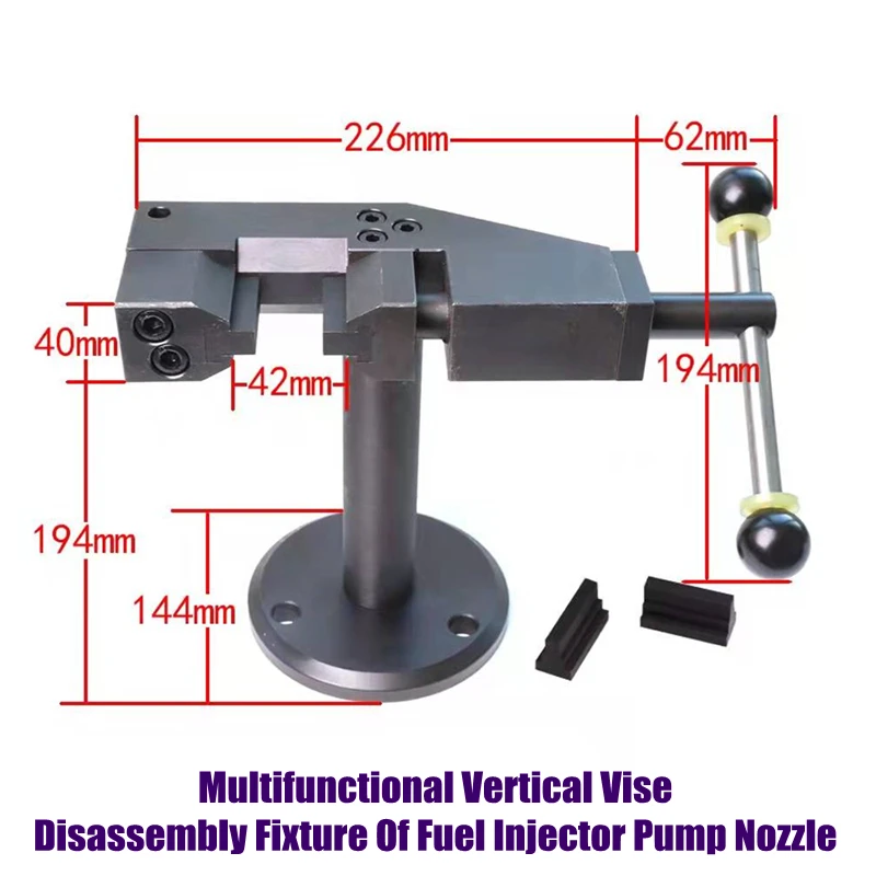 Multifunctional Vertical Vise Diesel Common Rail Injector Pump Nozzle Disassembly Fixture Test Fixing Tool