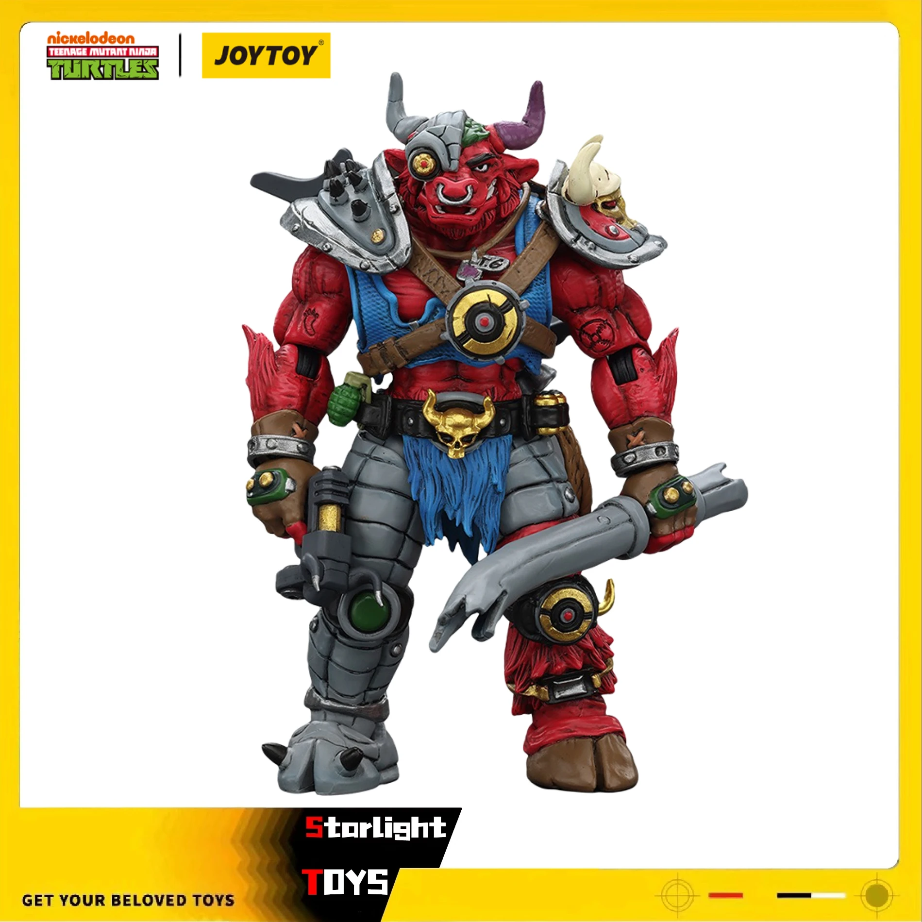 

JOYTOY 1/18 Фигурка TMNT-Groundchuck Модель игрушечной куклы