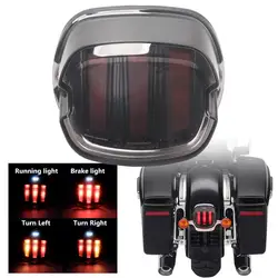 Motorcycle LED Brake Tail Light Signal For Harley Dyna Low Rider Street Bob Super Glide Electra Glide Road Glide Road King