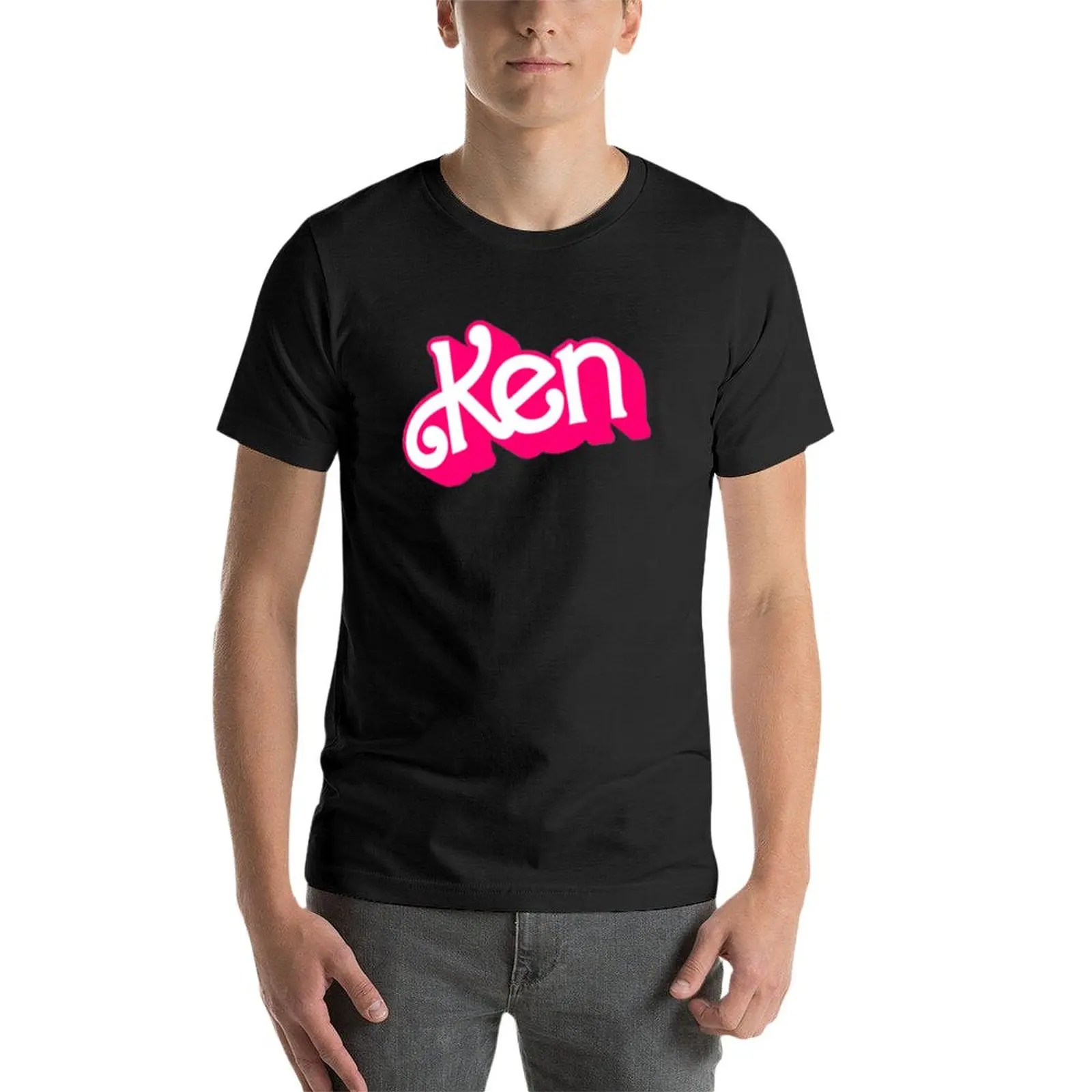 Ken Logo Classic T-Shirt oversized summer tops tees vintage clothes men clothings