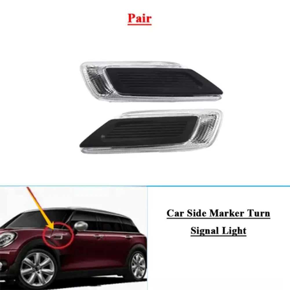 #533K Marker Turn Signal Lights for Mini Cooper Clubman F54 2015-2023 63137358465 63137358469 Left (Plastic)