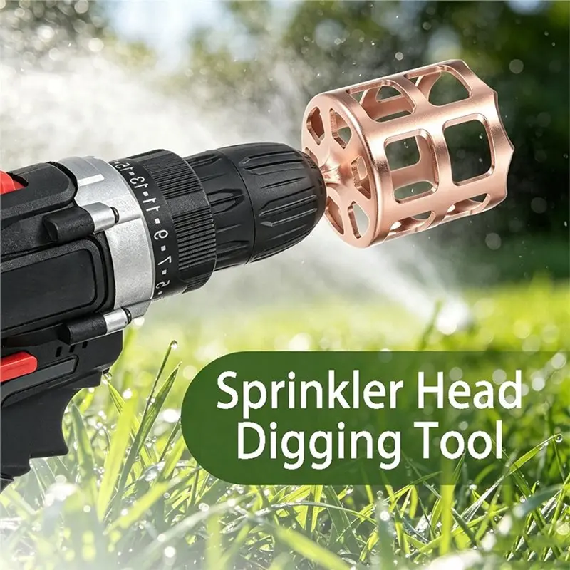 MOPHE-Sprinkler Head Trimmer Tool, Garden Lawn Maintenance Sprinkler Head Grass Cutter, Common -Up Sprinkler Tool