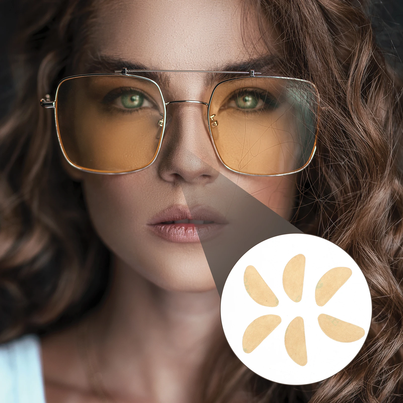 

18 Pairs Glasses Nose Pad Silicone Anti Skid Comfortable Cushions Soft Supplies Eyeglasses High End Durable Fits Nose Bridge
