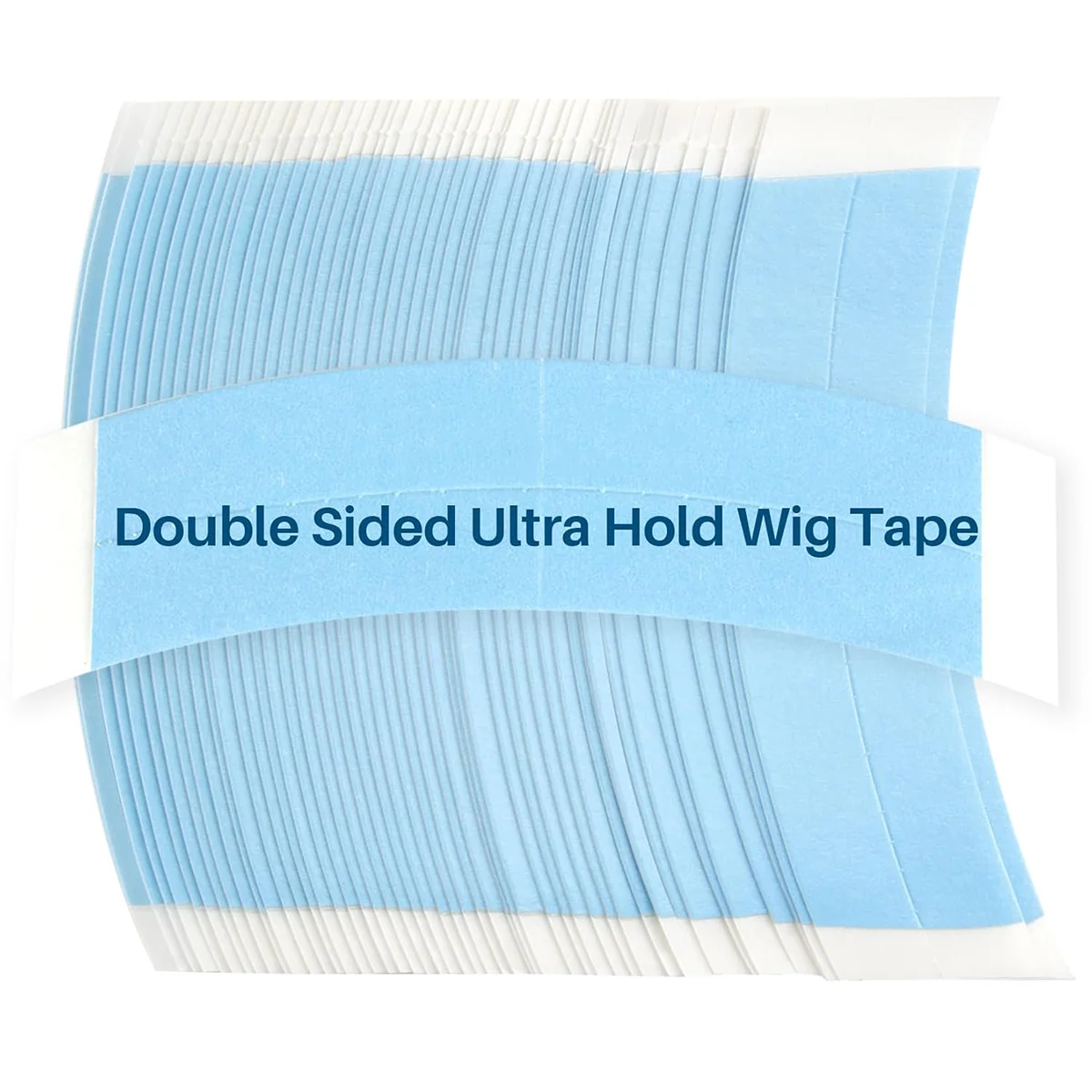 

36 шт. синих двусторонних водонепроницаемых клейких лент 1/4 дюйма для кружевных париков и накладок для волос