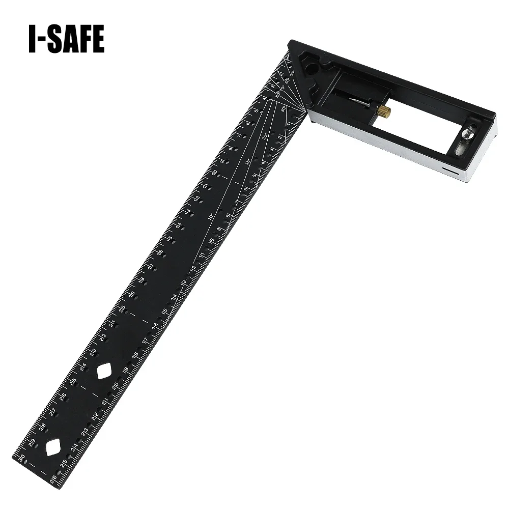 Hot Sale Multi-Functional Stainless Steel  90 Degree Angle Measuring Ruler for Woodworking
