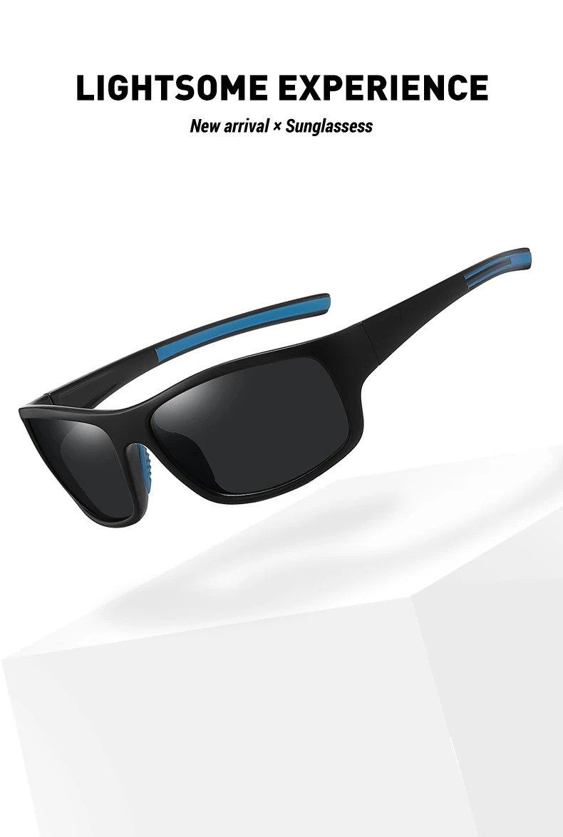 DML Neue Ultra Licht Material Gläser Männer Frauen Angeln Gläser Sonne Brille Camping Wandern Fahr Polarisierte Sonnenbrille – Detail 9