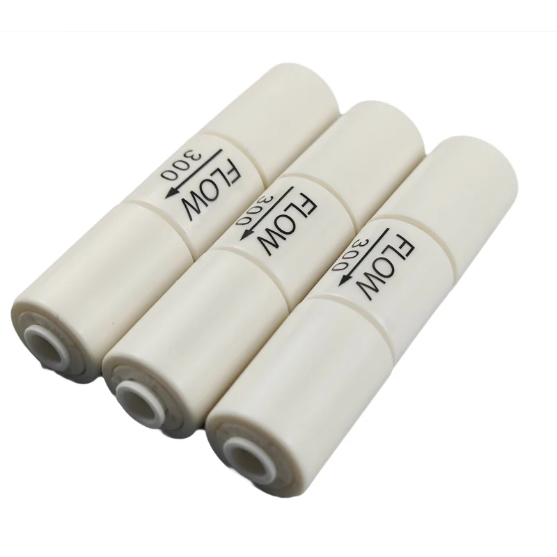 5 Pcs RO Water System Quick Connectors & 300CC Waste Water Flow Regulators - Compatible with 1/4'' OD Tubes in Reverse Osmosis