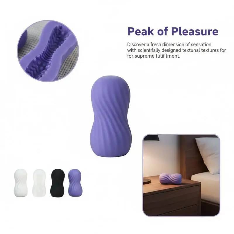 For Men Portable Pocket Glans Masturbation Egg Soft TPE Male Masturbator Cup Realistic Vagina Anal Tight Pussy Adult Sex Toys - Image 2