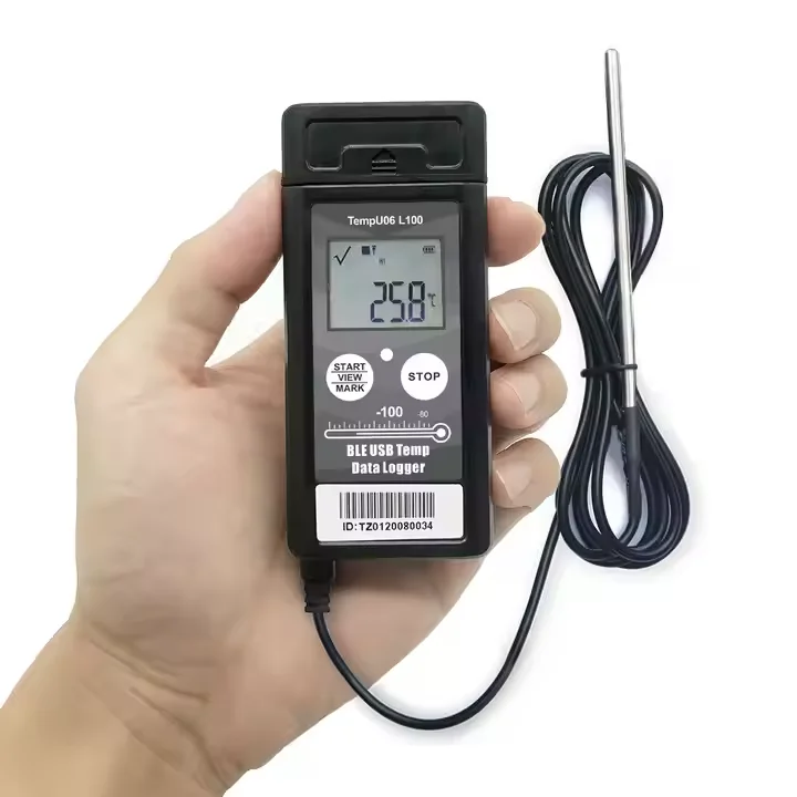 

TempU06 L100 for Bluetooth Temperature Data Logger -100℃~+80℃ Range Vaccine Freezer Recorder Made of Durable Plastic