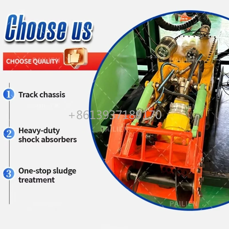 Easy Operate Intelligent Clearing Silt 1200mm Length Dredging Sedimentation Dredging Robot
