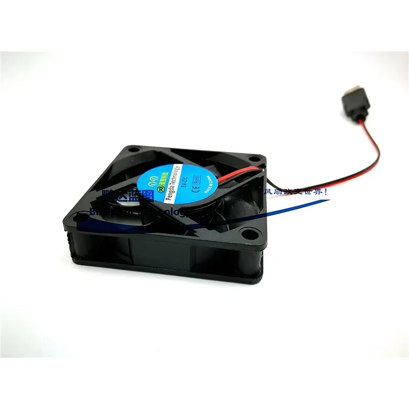 pa  Mute 6015 6cm 5V TV Top Machine Box Router Computer Case USB Cooling Fan 60*60*15MM