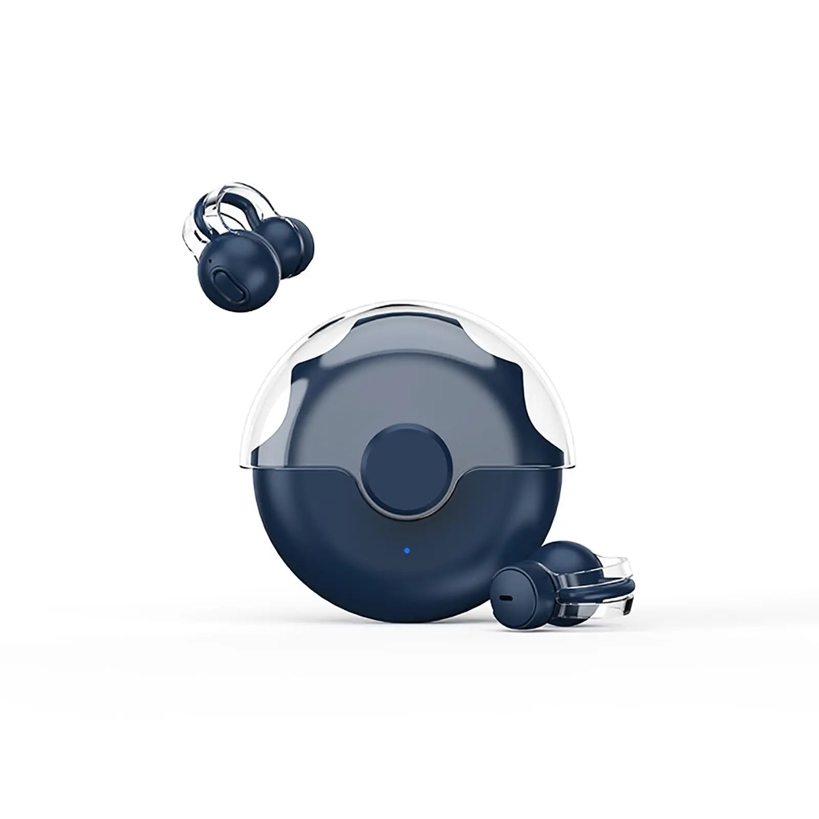 Clip On Headphones Open Ear Buds Wireless Bluetooth 5.3 Earphones  28H Playtime Charging Case Ipx5 Waterproof Ear Bud Wireless
