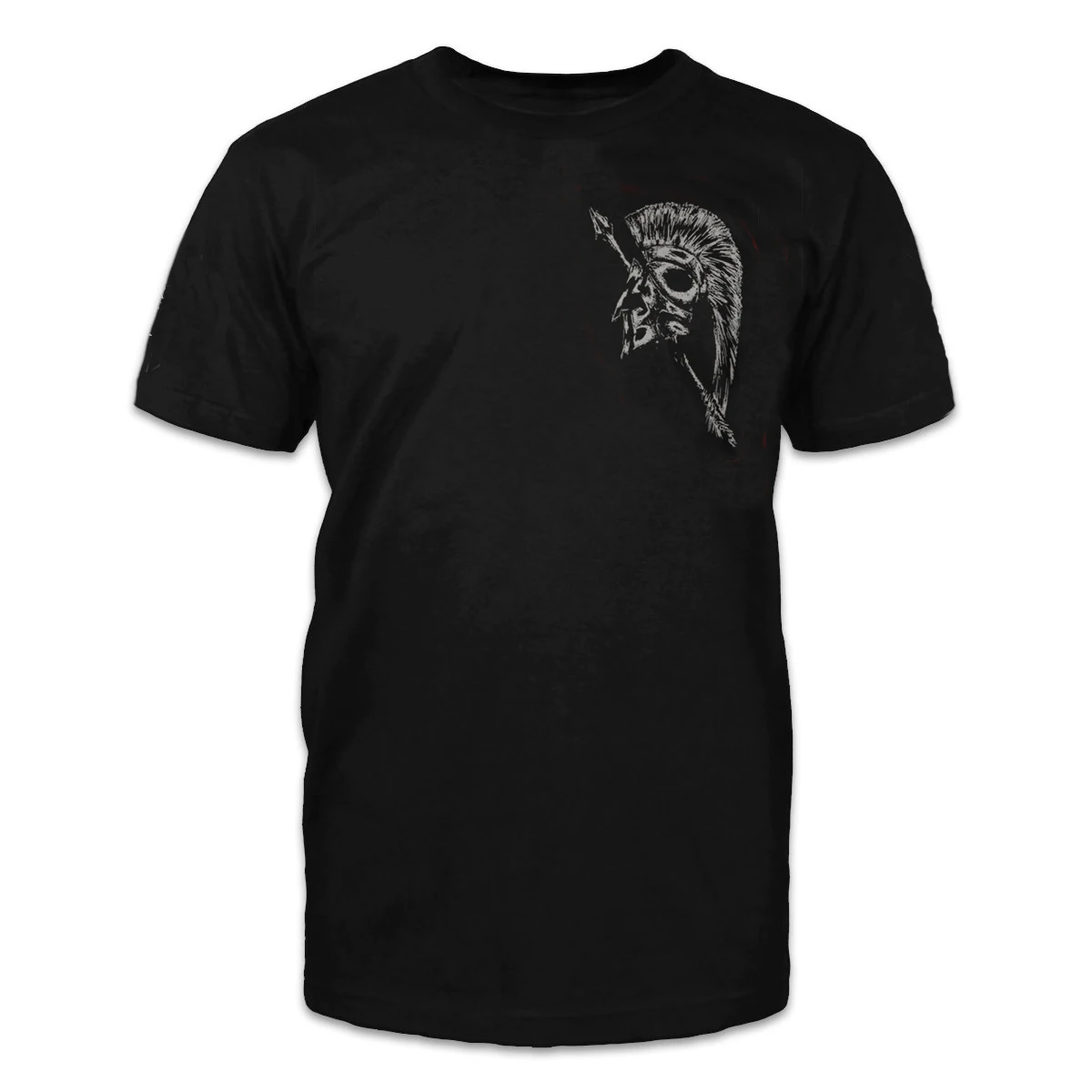 Better To Die on Your Feet, Than Live on Your Knees. American Flag Spartan Warrior MOLON LABE T Shirt