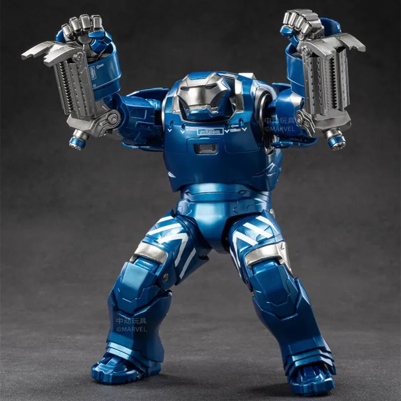 Original ZD Iron Man Movie Tony Stark MK38 Action Figures Joint  Movable Collect  Model Toys Desktop Ornament Festival Gifts