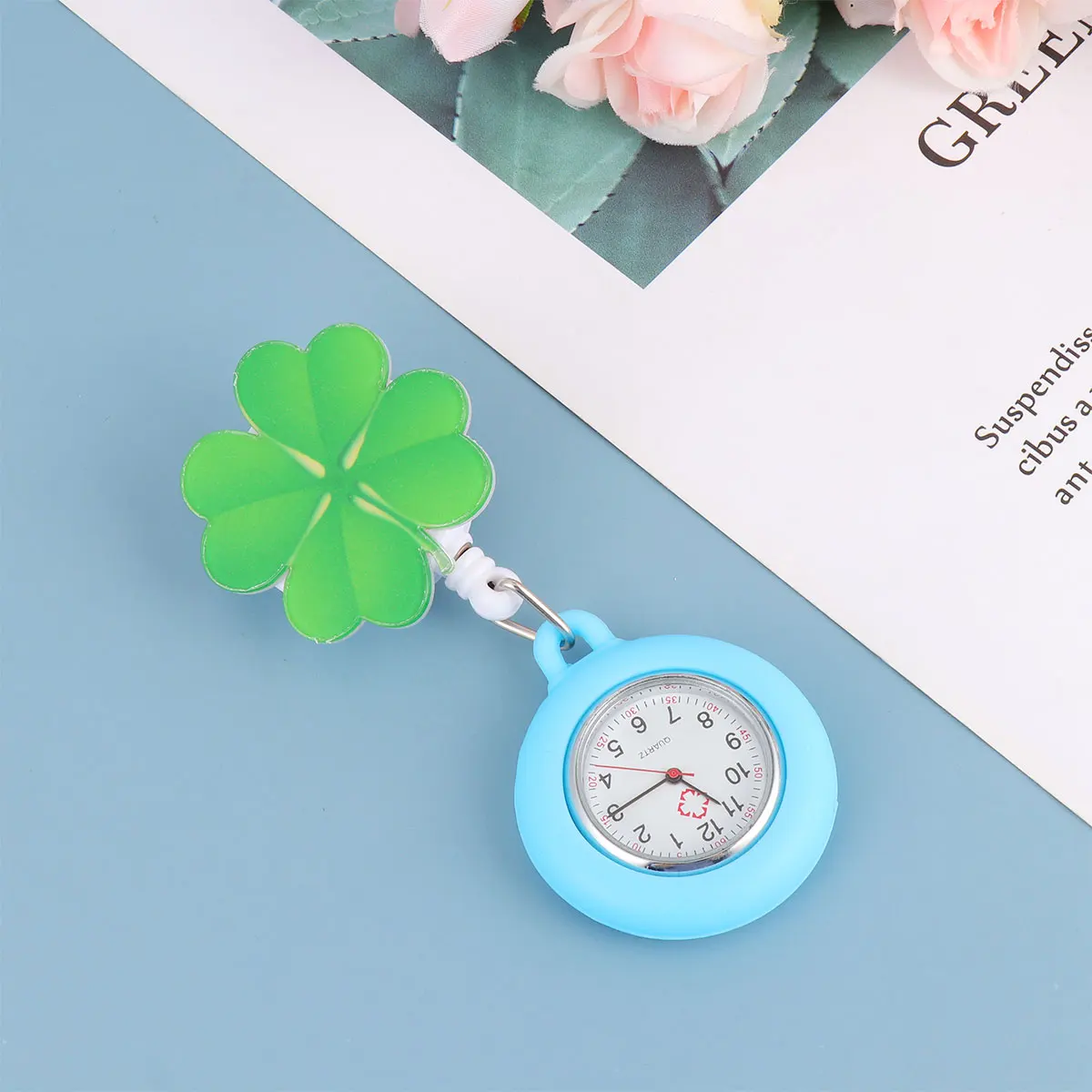 

Nurse Watch Doctor Telescopic Pocket Necklace Clear Number Portable Practical Hanging Watches for Nurses Lightweight Durable