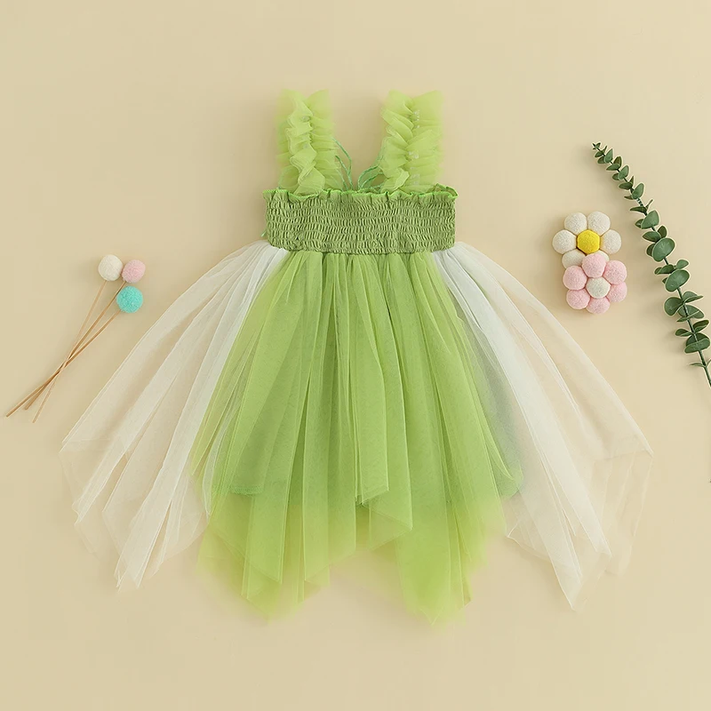 Toddler Baby Girl Halloween Costumes Fairy Wings Butterfly Sleeveless Tutu Dress Halloween Costume Outfits