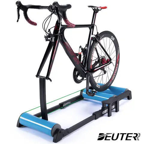 Indoor Bicycle Roller Home Trainer Mountain Road Bike Roller Stationary Bike Stand Exercise For 24-29" 700C Cycling Trainer