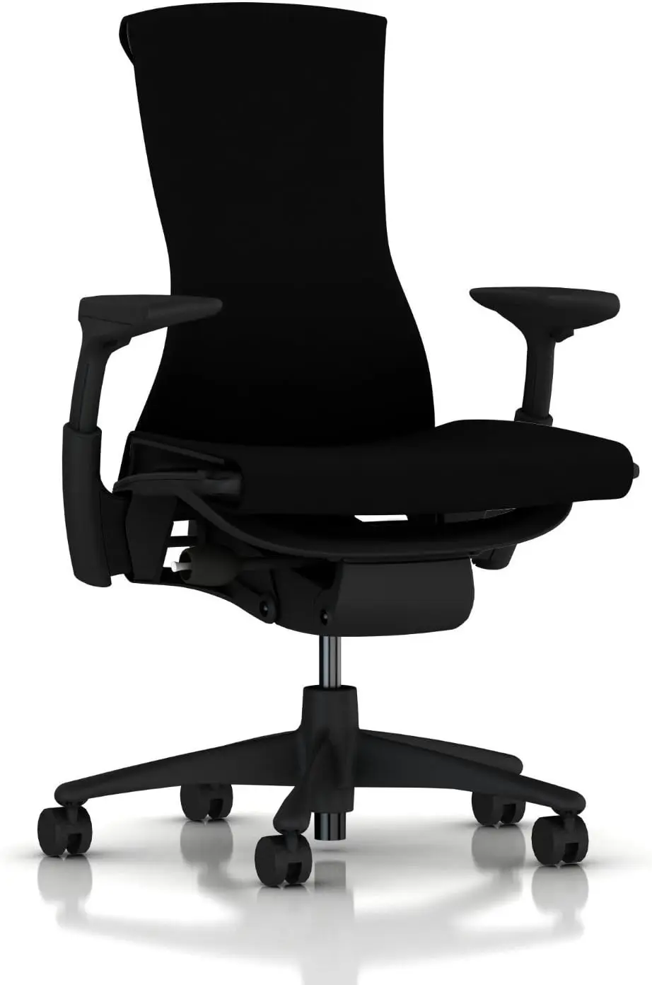 Embody Ergonomic Office Chair | Fully Adjustable Arms And Carpet Casters | Black Rhythm