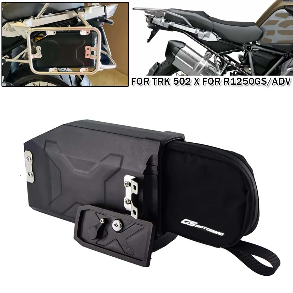 

Левый боковой ящик для инструментов для мотоцикла, 5-литровый пластиковый ящик для инструментов, внутренняя сумка для Benelli TRK502 TRK 502 X 2016-2022 для R1250GS ADV 2023