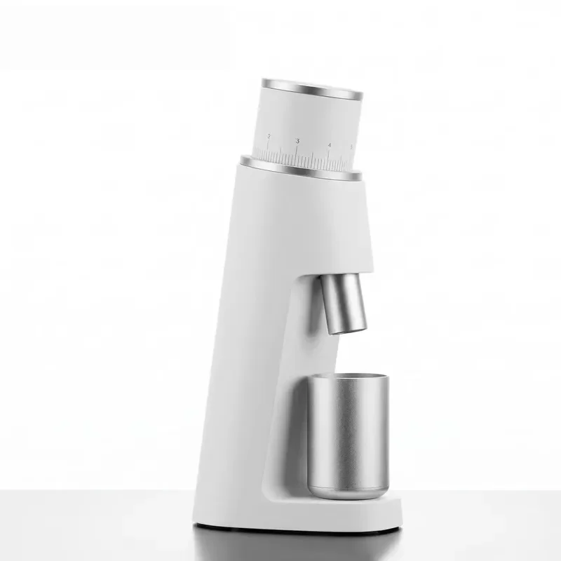 48Mm 7-core coffee grinder black and white round coffee bean grinder