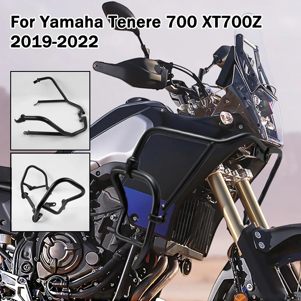 

For Yamaha Tenere 700 XT700Z 2019-2022 2021 2020 Motorcycle Stunt Cage Engine Guard Crash Bar Bumper Protector Tenere700 XTZ 700