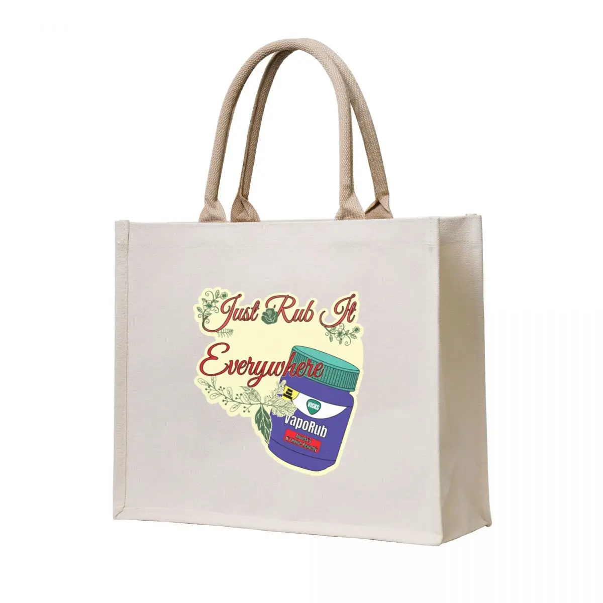 

Vicks Vaporub Put It Everywhere Tote Bag reusable shopping bag canvas tote bag for beach large size bags