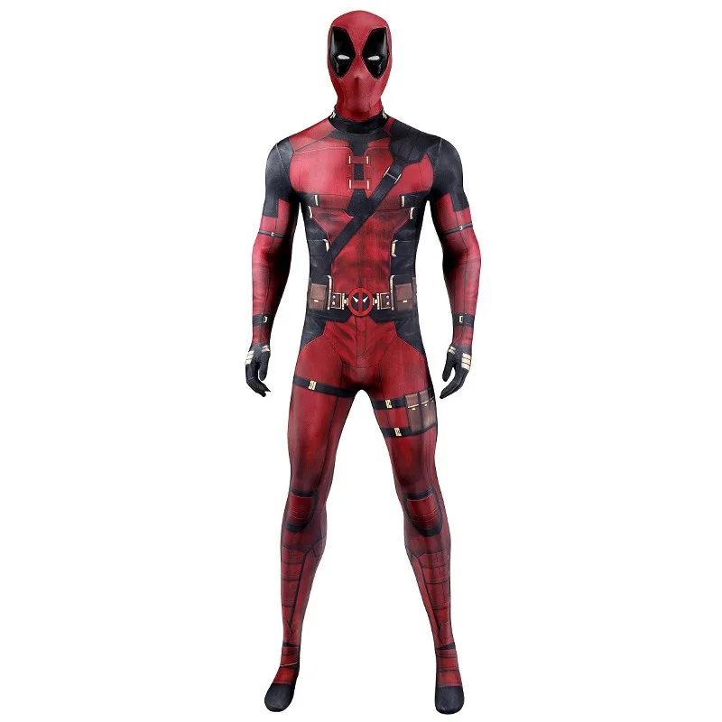 Superhero Wolverine Deadpool Cosplay Jumpsuit Wolverine Cosplay Costume Adult Deadpool Halloween Party Bodysuit For Men Boys