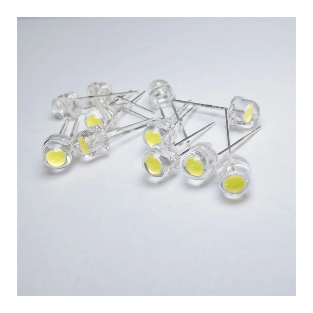 1000pcs-f5mm-ストローハット小型カップ大型カップ白ショートレッグ-006-03-05w-高輝度白色-led-発光管ストレートプラグイン