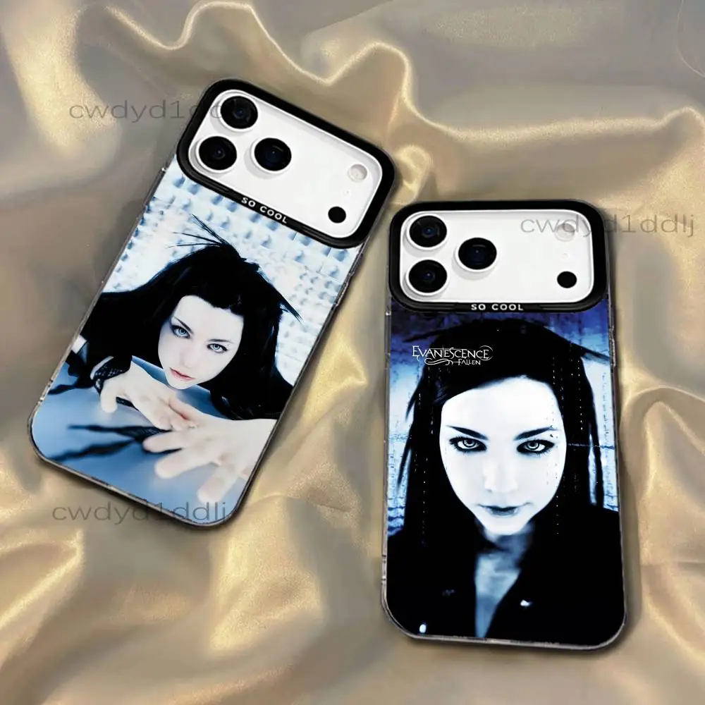 

E-Evanescence Fallen The Open Door Phone Case For iPhone 17,16,15,14,13,12,11,X,8,7,Pro,Max,Plus,SE4,Air,Mini IMD Gray Matte