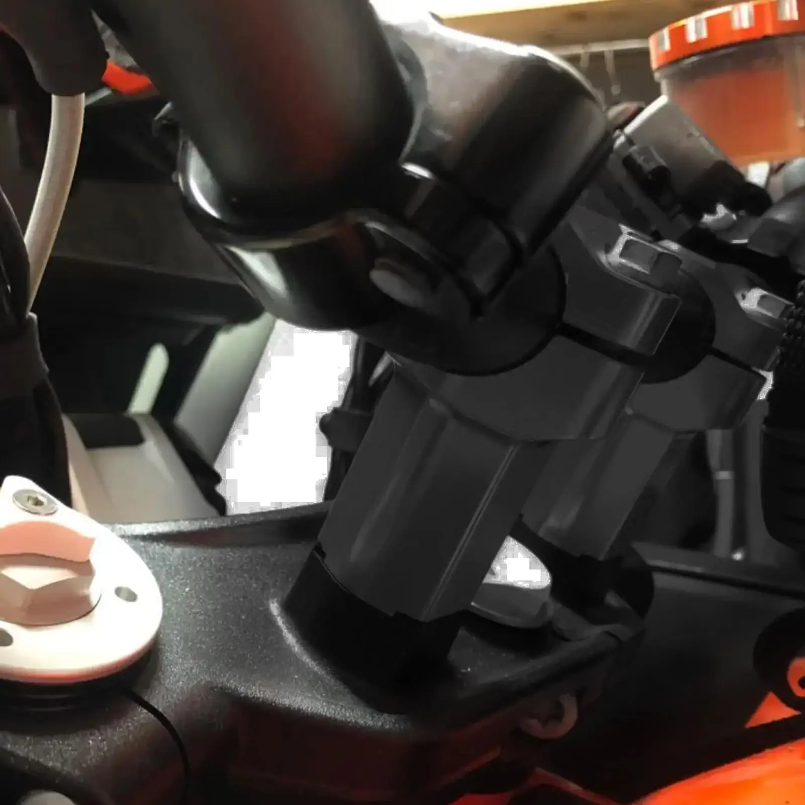 Cycling Handlebar Riser Fat Handlebar Mount Clamp For Motorcycle Motorbike Replacement Handle Aluminum Alloy Accessories For - Image 3